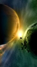New 128x160 mobile wallpapers Landscape, Planets, Universe, Sun free download.