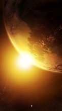 New 240x400 mobile wallpapers Landscape, Planets, Universe, Sun free download.
