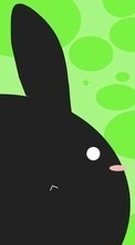 New mobile wallpapers - free download. Rabbits, Drawings picture and image for mobile phones.