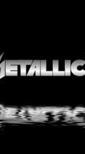 New 320x480 mobile wallpapers Music, Logos, Metallica free download.