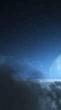 New mobile wallpapers - free download. Moon, Sky, Night, Clouds, Landscape, Birds, Animals picture and image for mobile phones.