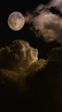 New mobile wallpapers - free download. Landscape, Sky, Night, Moon picture and image for mobile phones.