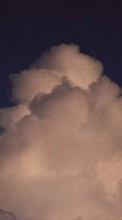 New mobile wallpapers - free download. Moon, Sky, Clouds, Landscape picture and image for mobile phones.