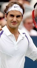 New mobile wallpapers - free download. People, Men, Roger Federer, Sports, Tennis picture and image for mobile phones.