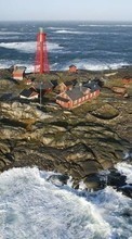 New mobile wallpapers - free download. Lighthouses,Sea,Landscape picture and image for mobile phones.
