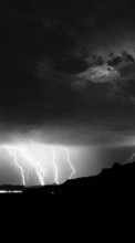New mobile wallpapers - free download. Landscape, Sky, Lightning picture and image for mobile phones.
