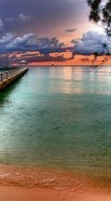Landscape, Water, Bridges, Sky, Sea, Beach for Sony Ericsson Live with Walkman
