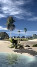 Landscape, Sky, Sea, Beach, Palms for Fly ERA Nano 9 IQ436i