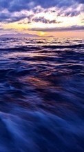 New mobile wallpapers - free download. Sea, Sky, Nature, Water, Sunset picture and image for mobile phones.