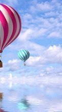 Sea, Sky, Transport, Balloons for BlackBerry Torch 9800