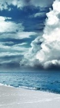 New mobile wallpapers - free download. Sea,Clouds,Landscape picture and image for mobile phones.