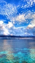 New mobile wallpapers - free download. Sea,Clouds,Landscape picture and image for mobile phones.