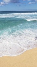 Sea, Landscape, Beach, Waves for HTC Desire 200