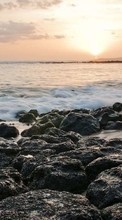 New mobile wallpapers - free download. Sea,Landscape,Sunset picture and image for mobile phones.