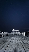 New mobile wallpapers - free download. Bridges, Night, Landscape picture and image for mobile phones.