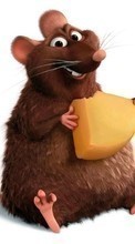 New mobile wallpapers - free download. Cartoon, Animals, Mice, Ratatouille picture and image for mobile phones.