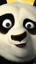 New mobile wallpapers - free download. Cartoon, Panda Kung-Fu picture and image for mobile phones.