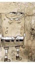 New 240x320 mobile wallpapers Cartoon, Drawings, Sponge Bob free download.