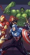 New mobile wallpapers - free download. Cartoon, Pictures, The Avengers picture and image for mobile phones.
