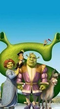 New mobile wallpapers - free download. Cartoon, Shrek picture and image for mobile phones.