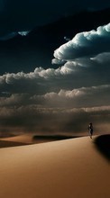New mobile wallpapers - free download. Sky, Landscape, Sand picture and image for mobile phones.