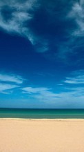 New mobile wallpapers - free download. Sky, Landscape, Sand, Beach picture and image for mobile phones.