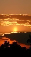 Landscape, Sunset, Sky, Sun for HTC One V