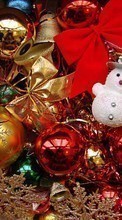 New 1024x768 mobile wallpapers Snowman, New Year, Objects, Holidays, Christmas, Xmas, Decorations free download.