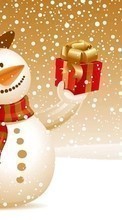 New 1024x768 mobile wallpapers Snowman, New Year, Holidays, Pictures, Christmas, Xmas free download.