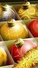 New 320x480 mobile wallpapers Holidays, New Year, Objects, Christmas, Xmas free download.
