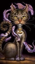 New mobile wallpapers - free download. Cats,Pictures picture and image for mobile phones.