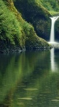 New mobile wallpapers - free download. Lakes, Nature, Water, Waterfalls picture and image for mobile phones.