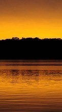 Lakes, Nature, Water, Sunset