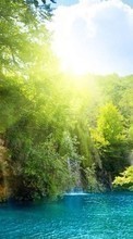 New mobile wallpapers - free download. Landscape,Rivers,Waterfalls picture and image for mobile phones.