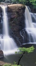 New mobile wallpapers - free download. Landscape, Water, Waterfalls picture and image for mobile phones.