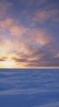 New mobile wallpapers - free download. Landscape,Sunset,Winter picture and image for mobile phones.
