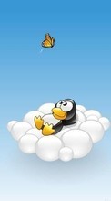 New mobile wallpapers - free download. Pinguins, Drawings picture and image for mobile phones.