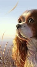New 720x1280 mobile wallpapers Animals, Dogs, Drawings free download.