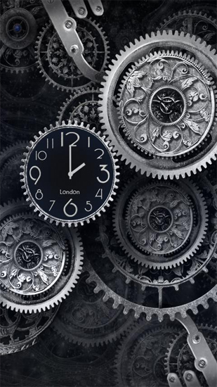 Download Black Clock free With clock livewallpaper for Android phone and tablet.