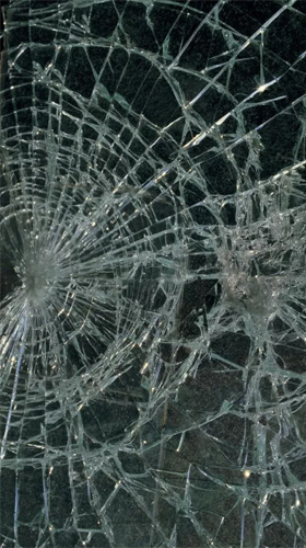 Download livewallpaper Broken glass by Cosmic Mobile for Android.