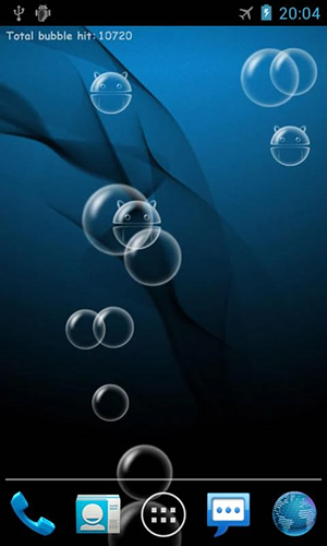 Download livewallpaper Bubble by Xllusion for Android.