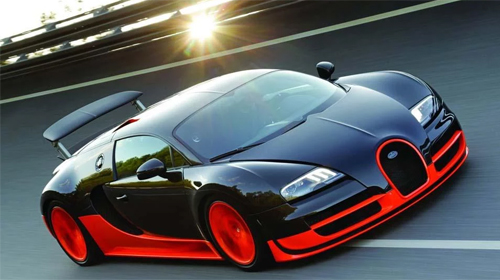 Download livewallpaper Bugatti Veyron 3D for Android.