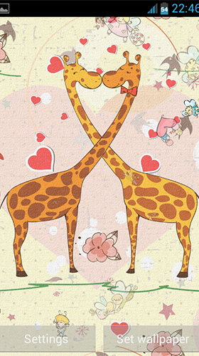 Download Cute love free Cartoon livewallpaper for Android phone and tablet.