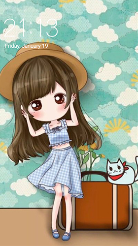 Download livewallpaper Cute profile for Android.