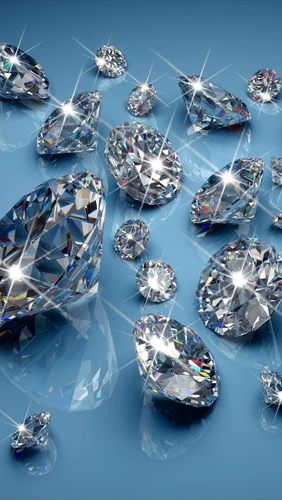 Download livewallpaper Diamonds for Android.
