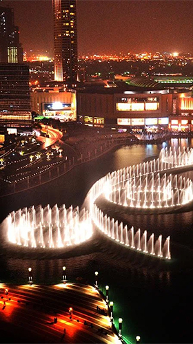 Download Dubai fountain free Architecture livewallpaper for Android phone and tablet.