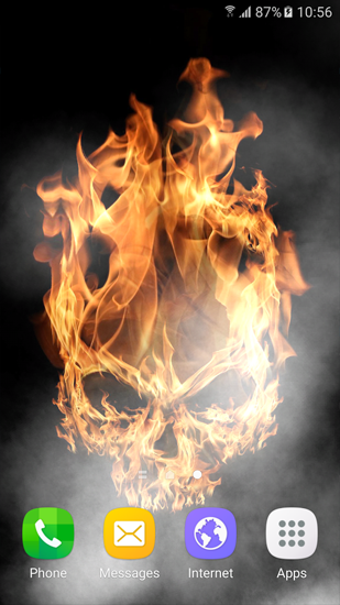 Download livewallpaper Fire for Android.