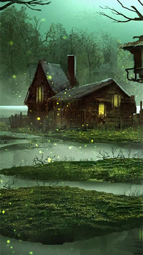 Download livewallpaper Fireflies by Jango LWP Studio for Android.