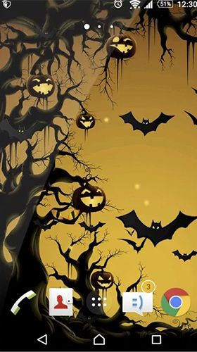 Download livewallpaper Halloween by Beautiful Wallpaper for Android.