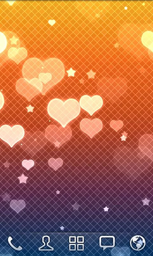 Download livewallpaper Hearts by Mariux for Android.